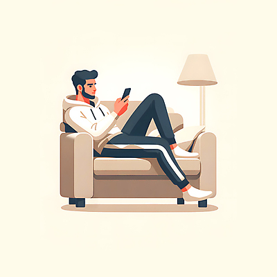 JPG 전신 남자 일러스트 스트레스 한명 앉기 정장 성인 경제 스마트폰 운동복 소파 구직 스탠드 실패 좌절 실업자 실업 불안 고민 청년실업 고용 불합격 우울감 위기 성인남자한명만 청년취업 취업난 국내일러스트 AI일러스트 AI콘텐츠 1 옷 감정 컨셉 의자 비즈니스 모션 조명 사람 핸드폰 스마트기기 사회이슈 채용 남자한명만 성인남자만 파일형식