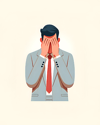 JPG 남자 일러스트 스트레스 한명 서기 정장 상반신 성인 경제 구직 실패 좌절 실업 불안 고민 청년실업 고용 불합격 우울감 위기 성인남자한명만 청년취업 취업난 국내일러스트 AI일러스트 AI콘텐츠 1 옷 감정 컨셉 비즈니스 모션 사람 사회이슈 채용 남자한명만 성인남자만 파일형식