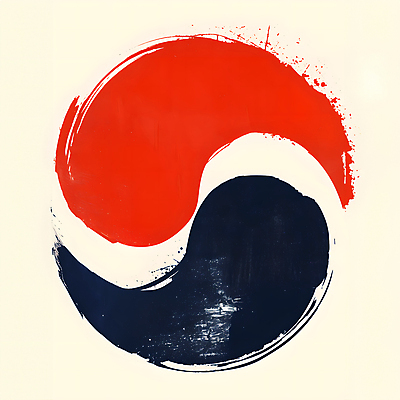 JPG 일러스트 붓터치 사람없음 빨간색 파란색 태극기 디지털합성 질감 태극 편집소스 국내일러스트 AI일러스트 AI콘텐츠 문양 컬러 국기 파일형식