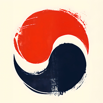 JPG 일러스트 붓터치 사람없음 빨간색 파란색 태극기 디지털합성 질감 태극 편집소스 국내일러스트 AI일러스트 AI콘텐츠 문양 컬러 국기 파일형식