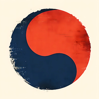 JPG 일러스트 사람없음 빨간색 파란색 빈티지 태극기 디지털합성 질감 태극 편집소스 국내일러스트 AI일러스트 AI콘텐츠 문양 컬러 컨셉 국기 파일형식