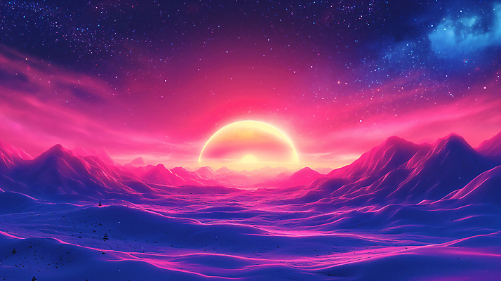 JPG 구름 편집이미지 백그라운드 하늘 산 사람없음 빨간색 빛 판타지 태양 일몰 행성 분위기 디지털합성 몽환 편집소스 이미지편집 편집실사 AI컴퓨터그래픽 AI콘텐츠 자연요소 컬러 컨셉 상상 우주 노을 CG 파일형식