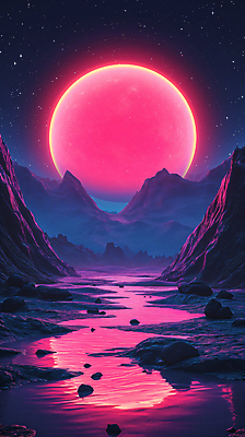 JPG 구름 편집이미지 백그라운드 하늘 산 사람없음 빨간색 물 빛 판타지 태양 일몰 행성 분위기 디지털합성 몽환 편집소스 이미지편집 편집실사 AI컴퓨터그래픽 AI콘텐츠 자연요소 컬러 컨셉 상상 우주 노을 CG 파일형식