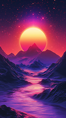 JPG 구름 편집이미지 백그라운드 하늘 산 사람없음 빨간색 물 빛 판타지 태양 일몰 행성 분위기 디지털합성 몽환 편집소스 이미지편집 편집실사 AI컴퓨터그래픽 AI콘텐츠 자연요소 컬러 컨셉 상상 우주 노을 CG 파일형식