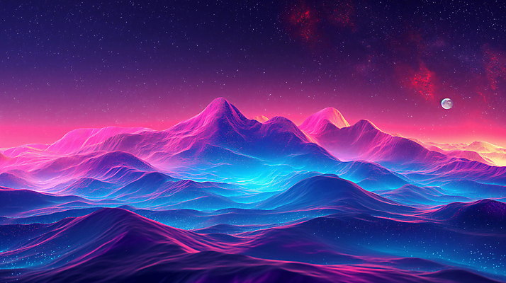 JPG 구름 편집이미지 백그라운드 하늘 산 사람없음 빨간색 빛 판타지 일몰 행성 분위기 디지털합성 몽환 편집소스 이미지편집 편집실사 AI컴퓨터그래픽 AI콘텐츠 자연요소 컬러 컨셉 상상 우주 노을 CG 파일형식