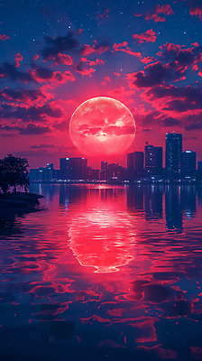 JPG 구름 편집이미지 백그라운드 하늘 사람없음 건물 빨간색 물 빛 판타지 태양 일몰 행성 분위기 디지털합성 몽환 편집소스 이미지편집 편집실사 AI컴퓨터그래픽 AI콘텐츠 자연요소 건축물 컬러 컨셉 상상 우주 노을 CG 파일형식