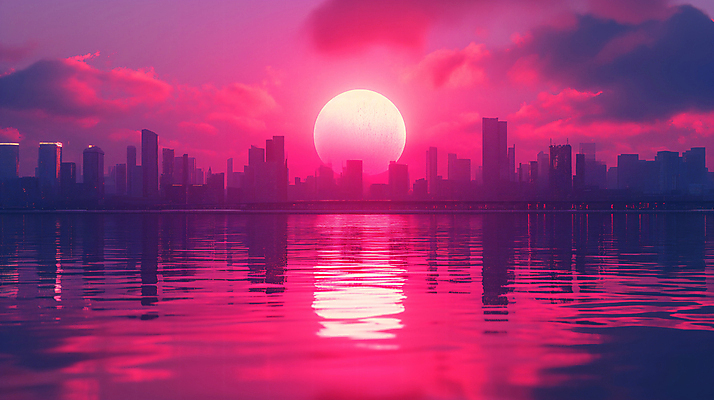 JPG 구름 편집이미지 백그라운드 하늘 사람없음 건물 빨간색 물 빛 판타지 태양 일몰 행성 분위기 디지털합성 몽환 편집소스 이미지편집 편집실사 AI컴퓨터그래픽 AI콘텐츠 자연요소 건축물 컬러 컨셉 상상 우주 노을 CG 파일형식