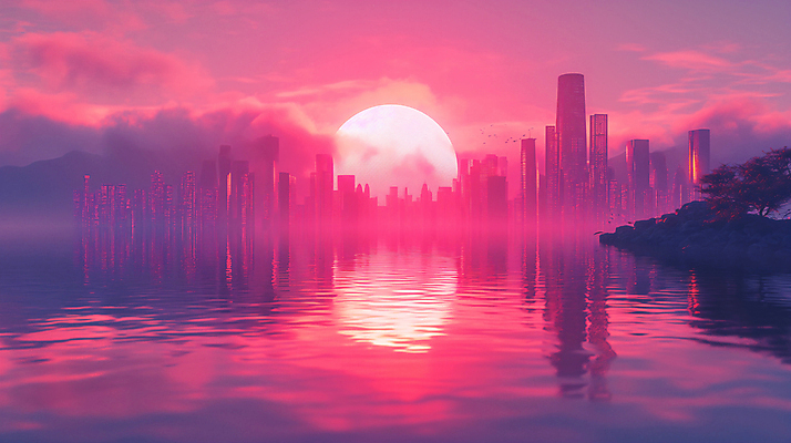 JPG 구름 편집이미지 백그라운드 하늘 사람없음 건물 빨간색 물 빛 판타지 태양 일몰 행성 분위기 디지털합성 몽환 편집소스 이미지편집 편집실사 AI컴퓨터그래픽 AI콘텐츠 자연요소 건축물 컬러 컨셉 상상 우주 노을 CG 파일형식