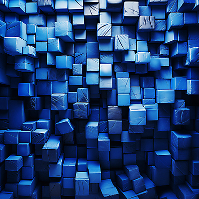 JPG 편집이미지 백그라운드 사람없음 파란색 3D 큐브 디지털합성 광택 편집소스 이미지편집 편집3D AI컴퓨터그래픽 AI콘텐츠 컬러 파일형식