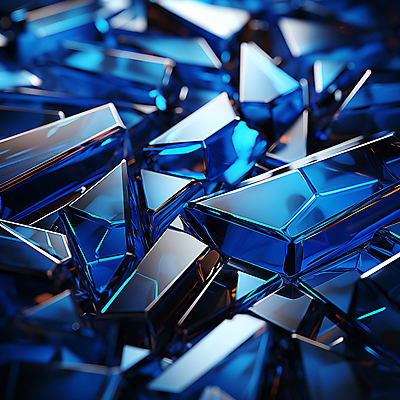 JPG 편집이미지 백그라운드 사람없음 파란색 3D 큐브 디지털합성 광택 편집소스 이미지편집 편집3D AI컴퓨터그래픽 AI콘텐츠 컬러 파일형식