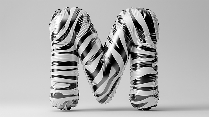 PSD 편집이미지 영어 백그라운드 추상 흑백 타이포그라피 사람없음 3D 디지털합성 광택 얼룩무늬 M 입체문자 편집소스 편집3D 문자 알파벳 무늬 촬영기법 파일형식