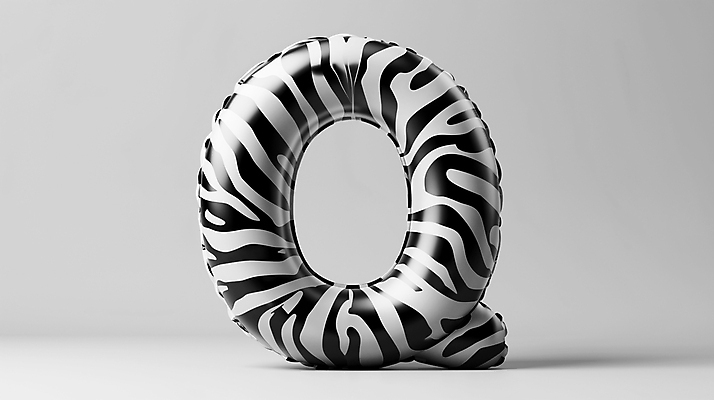 PSD 편집이미지 영어 백그라운드 추상 흑백 타이포그라피 사람없음 3D 디지털합성 광택 얼룩무늬 Q 입체문자 편집소스 편집3D 문자 알파벳 무늬 촬영기법 파일형식