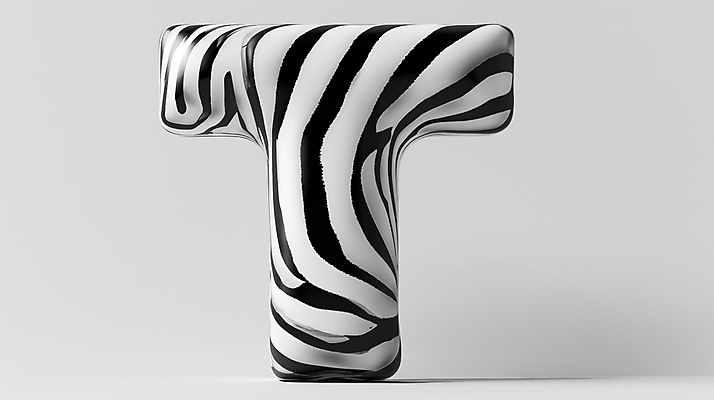 PSD 편집이미지 영어 백그라운드 추상 흑백 타이포그라피 사람없음 3D 디지털합성 광택 얼룩무늬 T 입체문자 편집소스 편집3D 문자 알파벳 무늬 촬영기법 파일형식