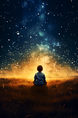 JPG 전신 편집이미지 남자 어린이 밤하늘 한명 소년 잔디 초원 빛 반짝임 어둠 희망 보케 소년한명만 이미지편집 편집실사 AI컴퓨터그래픽 AI콘텐츠 식물 1 감정 모션 하늘 사람 야간 CG 남자한명만 소년만 파일형식