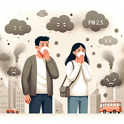 JPG 여자 남자 가방 일러스트 자동차 버스 표정 마스크 빌딩 상반신 성인 공해 두명 건물 갈색 봄 도시 디지털합성 걱정 입가림 성인만 미세먼지 편집소스 국내일러스트 AI일러스트 AI콘텐츠 건축물 잡화 계절 감정 육상교통 컬러 대중교통 사람 가림 먼지 파일형식