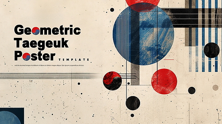 PSD 편집이미지 한국전통 문양 추상 사람없음 빈티지 디지털합성 질감 태극 베이지색 지오메트릭 편집소스 이미지편집 전통 컬러 컨셉 무늬 한국 파일형식