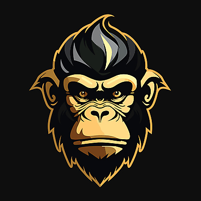 한마리 얼굴 일러스트 사람없음 원숭이 심볼 국내일러스트 AI파일 1 포유류 신체부위 파일형식 벡터