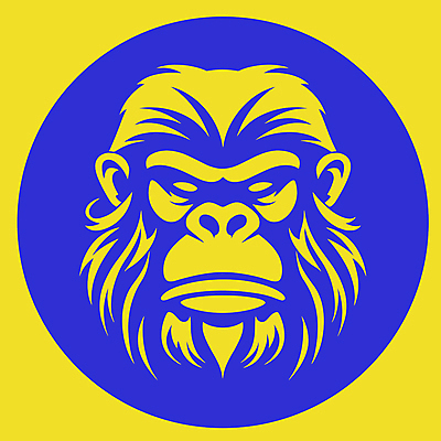 한마리 얼굴 일러스트 사람없음 원숭이 심볼 국내일러스트 AI파일 1 포유류 신체부위 파일형식 벡터