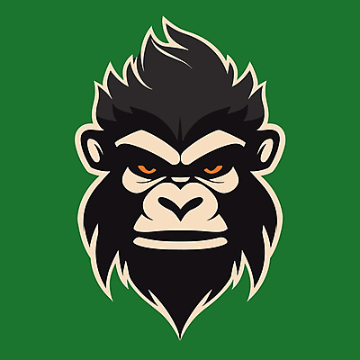 한마리 얼굴 일러스트 사람없음 원숭이 심볼 국내일러스트 AI파일 1 포유류 신체부위 파일형식 벡터