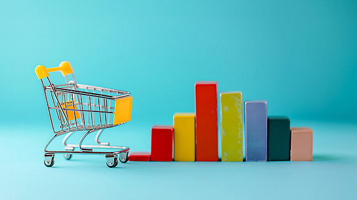 JPG 편집이미지 그래프 사람없음 쇼핑카 시세 오브젝트 고금리 편집실사 AI컴퓨터그래픽 AI콘텐츠 금융 쇼핑 카트 CG 금리 파일형식