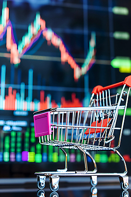 JPG 편집이미지 그래프 사람없음 쇼핑카 시세 오브젝트 고금리 편집실사 AI컴퓨터그래픽 AI콘텐츠 금융 쇼핑 카트 CG 금리 파일형식