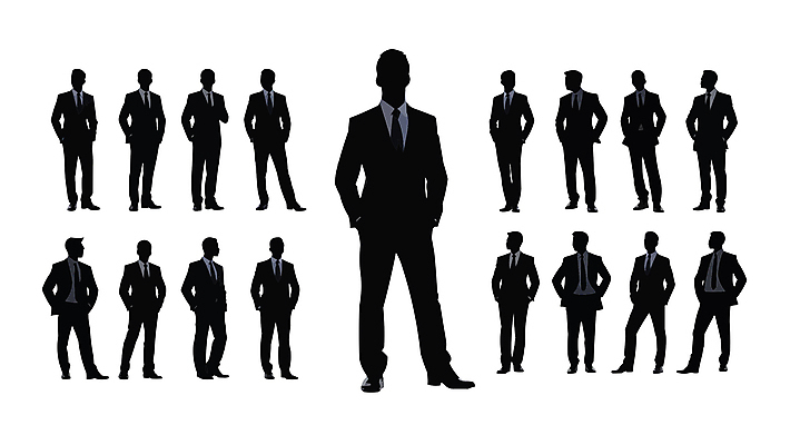 전신 남자 실루엣 일러스트 비즈니스 서기 정장 여러명 성인 검은색 직장인 비즈니스맨 주머니손 성인남자만 국내일러스트 AI파일 직업 옷 컬러 다수 모션 촬영기법 사람 남자만 성인만 파일형식 벡터