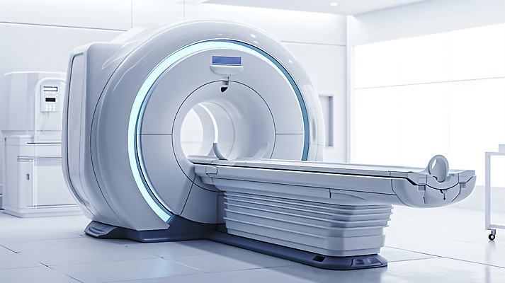 JPG 편집이미지 병원 사람없음 진료 흰색 분석 디지털합성 MRI CT촬영 편집실사 AI포토 AI콘텐츠 컬러 컨셉 의학 의료기기 CG 파일형식