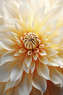 JPG 편집이미지 꽃잎 꽃 근접촬영 사람없음 흰색 화려 디지털합성 베이지색 편집실사 AI포토 AI콘텐츠 식물 뷰포인트 컬러 컨셉 CG 파일형식