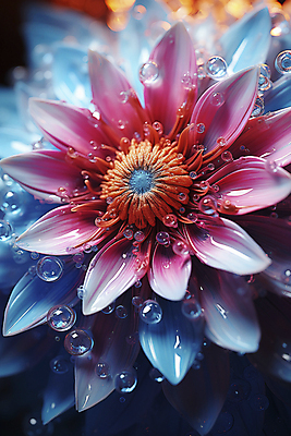 JPG 편집이미지 꽃잎 꽃 근접촬영 사람없음 컬러풀 화려 디지털합성 편집실사 AI포토 AI콘텐츠 식물 뷰포인트 컬러 컨셉 CG 파일형식