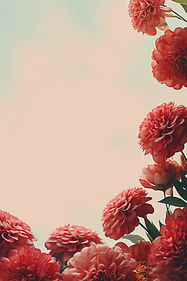 JPG 편집이미지 꽃 분홍색 백그라운드 자연 사람없음 봄 디지털합성 편집실사 AI포토 AI콘텐츠 식물 계절 컬러 CG 생태계 파일형식