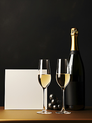 JPG 편집이미지 와인잔 탁자 주류 사람없음 와인 알코올 와인병 목업 카피스페이스 편집실사 AI포토 AI콘텐츠 음료 가구 술잔 병_용기 공백 CG 파일형식