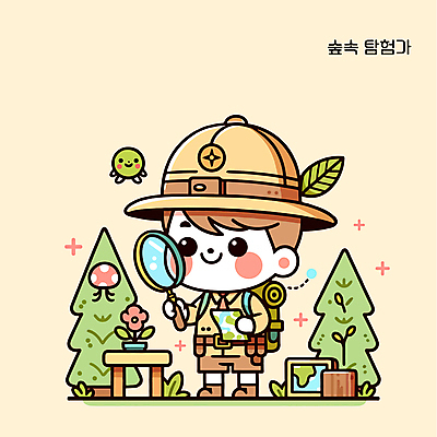 전신 나무 캐릭터 남자 꽃 어린이 유니폼 지도 일러스트 자연 돋보기 한명 서기 소년 캠핑 탐험 관찰 체험학습 체험 모험가 탐방 소년한명만 일러캐릭터 AI파일 식물 1 옷 컨셉 모션 레저 사람 생태계 남자한명만 소년만 파일형식 벡터