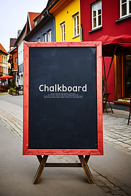 PSD 편집이미지 거리 사람없음 야외 칠판 카페 메뉴 메뉴판 입간판 목업 카피스페이스 이미지편집 간판 상점 공백 파일형식