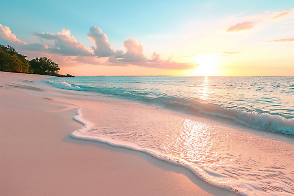 JPG 구름 편집이미지 분홍색 하늘 풍경 해변 사람없음 태양 분위기 휴양지 편집실사 AI포토 AI콘텐츠 자연요소 바다 컬러 컨셉 장소 CG 파일형식