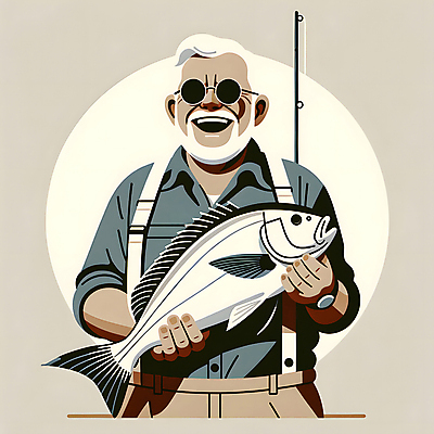 JPG 할아버지 노년 남자 행복 일러스트 낚시 어류 한명 들기 상반신 취미 실버라이프 선글라스 실버 낚싯대 노인남자한명만 국내일러스트 AI일러스트 AI콘텐츠 1 라이프스타일 감정 안경 모션 레저 사람 성인 수중동물 낚시용품 남자한명만 노인남자만 파일형식