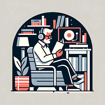 JPG 전신 할아버지 노년 남자 음악 의자 일러스트 한명 앉기 취미 책 실버라이프 독서 헤드셋 스탠드 실버 노인남자한명만 국내일러스트 AI일러스트 AI콘텐츠 1 라이프스타일 음향기기 가구 모션 문화예술 조명 사람 성인 헤드폰 남자한명만 노인남자만 파일형식