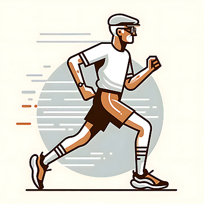 JPG 전신 할아버지 노년 남자 안경 일러스트 한명 취미 실버라이프 운동복 달리기 조깅 실버 속도 러닝 노인남자한명만 국내일러스트 AI일러스트 AI콘텐츠 1 라이프스타일 잡화 옷 모션 사람 성인 운동 남자한명만 노인남자만 파일형식