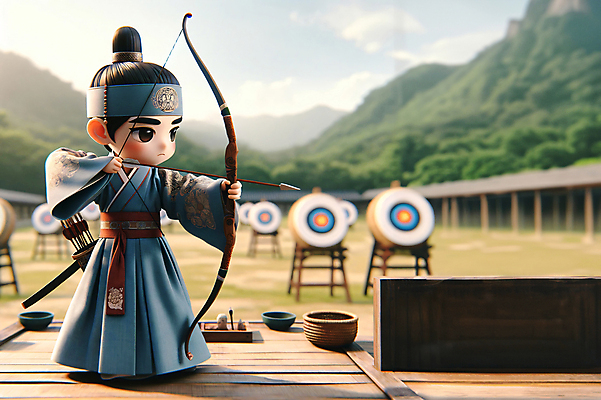 JPG 전신 편집이미지 남자 화살 한명 서기 들기 성인 취미 3D 과녁판 전통의상 한복 디지털합성 활 활쏘기 성인남자한명만 편집소스 국궁 편집3D AI컴퓨터그래픽 AI콘텐츠 1 한국전통 전통 모션 사람 전통무술 남자한명만 성인남자만 파일형식