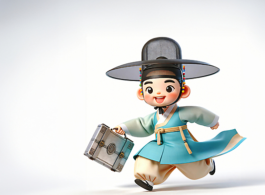 JPG 전신 편집이미지 남자 한명 성인 취미 달리기 3D 전통의상 한복 배송 디지털합성 철가방 성인남자한명만 편집소스 편집3D AI컴퓨터그래픽 AI콘텐츠 1 한국전통 전통 가방 모션 사람 남자한명만 성인남자만 파일형식