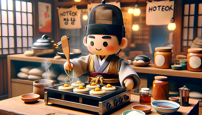 JPG 편집이미지 남자 요리 한명 상반신 성인 취미 3D 주방 요리사 전통의상 한복 디지털합성 철판 뒤집개 호떡 성인남자한명만 편집소스 편집3D AI컴퓨터그래픽 AI콘텐츠 직업 1 한국전통 전통 주방용품 사람 겨울간식 남자한명만 성인남자만 파일형식