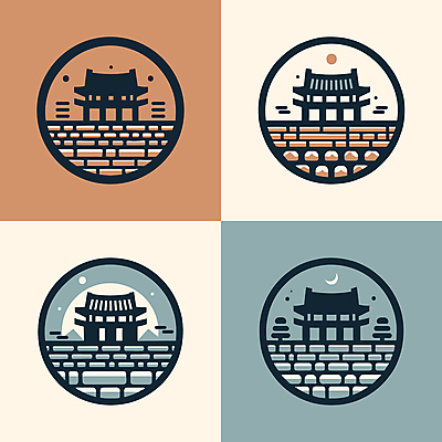 아이콘 한국전통 한국건축 한옥 사람없음 궁전 단순화된 2D아이콘 AI파일 전통 건축 고건축 한국 파일형식 벡터