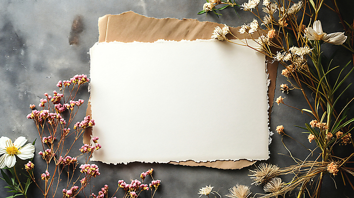 JPG 편집이미지 꽃 종이 사람없음 봄 편지 디지털합성 카피스페이스 편집소스 편집실사 AI포토 AI콘텐츠 카드프레임 식물 계절 프레임 공백 CG 파일형식