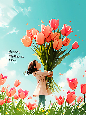전신 PSD 편집이미지 여자 꽃 행복 어린이 꽃다발 자연 하늘 밝음 선물 한명 웃음 들기 소녀 야외 봄 튤립 어버이날 디지털합성 즐거움 소녀한명만 편집소스 이미지편집 식물 1 계절 기념일 감정 모션 표정 사람 생태계 여자한명만 소녀만 파일형식