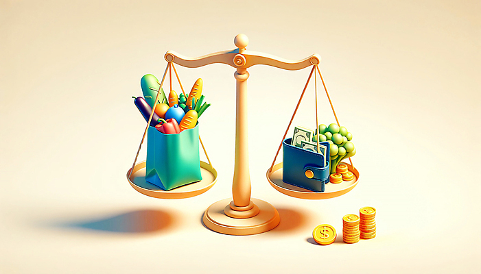 JPG 편집이미지 돈 사람없음 금융 경제 쇼핑 장보기 3D 시세 비교 지갑 사회이슈 디지털합성 오브젝트 상승 양팔저울 편집소스 편집3D AI컴퓨터그래픽 AI콘텐츠 컨셉 저울 재산 파일형식