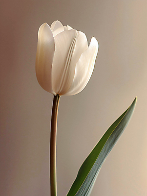 JPG 편집이미지 꽃 한송이 봄꽃 근접촬영 사람없음 튤립 흰색 디지털합성 편집소스 편집실사 AI포토 AI콘텐츠 식물 1 뷰포인트 컬러 봄 CG 송이 파일형식