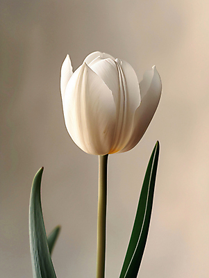 JPG 편집이미지 꽃 한송이 봄꽃 근접촬영 사람없음 튤립 흰색 디지털합성 편집소스 편집실사 AI포토 AI콘텐츠 식물 1 뷰포인트 컬러 봄 CG 송이 파일형식