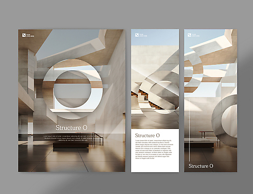 템플릿 건축물 디자인 배너 배너템플릿 건축 세로배너 추상 사람없음 갈색 계단 심플 배너세트 이미지템플릿 AI파일 컬러 무늬 세로 세트 파일형식 벡터