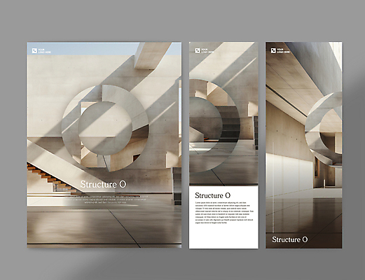 템플릿 건축물 디자인 배너 배너템플릿 건축 세로배너 추상 사람없음 계단 공간 심플 베이지색 배너세트 이미지템플릿 AI파일 컬러 무늬 세로 세트 파일형식 벡터