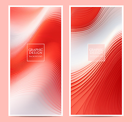 템플릿 배너템플릿 세로배너 물결 백그라운드 곡선 추상 사람없음 그래픽 빨간색 세트 웨이브 이미지템플릿 AI파일 배너 선 컬러 무늬 세로 파일형식 벡터