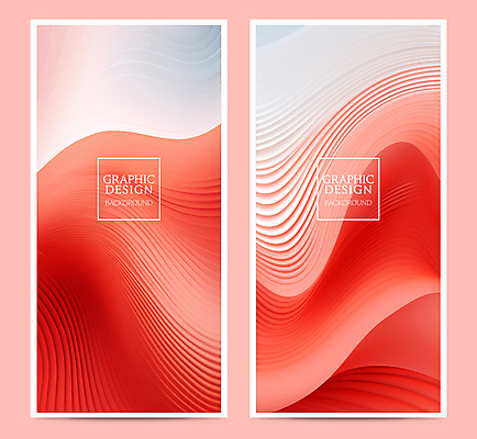 템플릿 배너템플릿 세로배너 물결 백그라운드 곡선 추상 사람없음 그래픽 빨간색 세트 웨이브 이미지템플릿 AI파일 배너 선 컬러 무늬 세로 파일형식 벡터